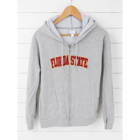 Gear For Sports Tops - Gear For Sports Florida State Zipup Sweatshirt ,2XLarge Gray Fleece